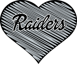 Heart Las Vegas Raiders Logo Svg, Las Vegas Raiders Svg, NFL svg, NFL Logo Svg, Sport Team Svg Digital Download