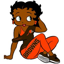 Girl Browns NFL Team Svg, Cleveland Browns Football Svg, NFL svg, NFL Logo Svg, Sport Team Svg Digital Download