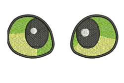 dragon eyes, cat lizard frog, eyes for a plush toy, pair separately left and right  Machine Embroidery Designs, instantl