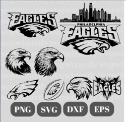 Eagle SVG - Eagles Svg - Eagle Head Svg, Cut File For Cricut - Digital Downloads - Instant Download -