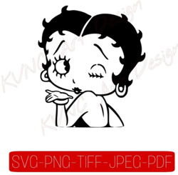 Betty Boop SVG, Betty Boop PNG