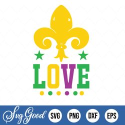 Love Mardi Gras Svg Sublimation Design, Mardi Gras Svg, Love Louisiana Svg, Western Mardi Gras Svg, Svg Designs Download