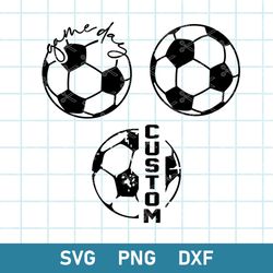 Soccer Ball Bundle Svg, Soccer Ball Svg, Game Day Soccer Svg, Football Svg, Png Dxf File