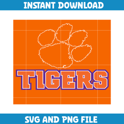 Clemson Tigers University Svg, Clemson Tigers logo svg, Clemson Tigers University, NCAA Svg, Ncaa Teams Svg (39)
