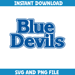 Duke bluedevil University Svg, Duke bluedevil logo svg, Duke bluedevil University, NCAA Svg, Ncaa Teams Svg (10)