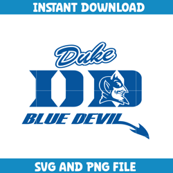 Duke bluedevil University Svg, Duke bluedevil logo svg, Duke bluedevil University, NCAA Svg, Ncaa Teams Svg (15)