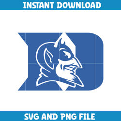 Duke bluedevil University Svg, Duke bluedevil logo svg, Duke bluedevil University, NCAA Svg, Ncaa Teams Svg (3)
