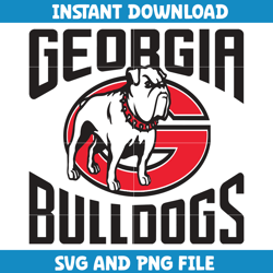 Georgia Bulldogs Svg, Georgia Bulldogs logo svg, Georgia Bulldogs University, NCAA Svg, Ncaa Teams Svg (10)