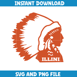 Illinois Fighting Illini Svg, Illinois Fighting Illini logo svg, Illinois Fighting Illini University, NCAA Svg (18)