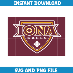 Iona gaels Svg, Iona gaels logo svg, IIona gaels University svg, NCAA Svg, sport svg, digital download (73)
