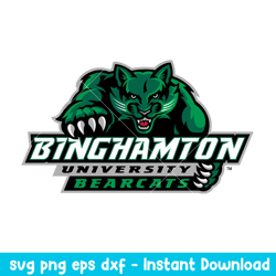 Binghamton Bearcats Logo Svg, Binghamton Bearcats Svg, NCAA Svg, Png Dxf Eps Digital File