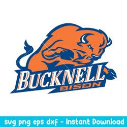 Bucknell Bison Logo Svg, Bucknell Bison Svg, NCAA Svg, Png Dxf Eps Digital File
