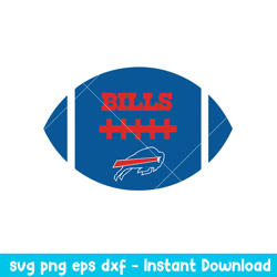 Buffalo Bills Baseball Logo Svg, Buffalo Bills Svg, NFL Svg, Png Dxf Eps Digital File