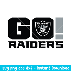 GO Las Vegas Raiders Svg, Las Vegas Raiders Svg, NFL Svg, Png Dxf Eps Digital File