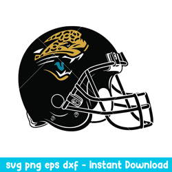 Helmet Jacksonville Jaguars Svg, Jacksonville Jaguars Svg, NFL Svg, Png Dxf Eps Digital File