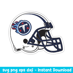 Helmet Tennessee Titans Svg, Tennessee Titans Svg, NFL Svg, Png Dxf Eps Digital File