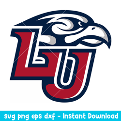 Liberty Flames Logo Svg, Liberty Flames Svg, NCAA Svg, Png Dxf eps Digital File