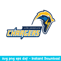 Logo Los Angeles Chargers Svg, Los Angeles Chargers Svg, NFL Svg, Png Dxf Eps Digital File (2)