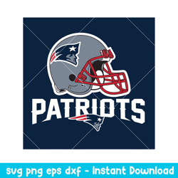Logo New England Patriots Team Svg, New England Patriots Svg, NFL Svg, Png Dxf Eps Digital File