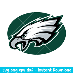 Logo Philadelphia Eagles Svg, Philadelphia Eagles Svg, NFL Svg, Png Dxf Eps Digital File