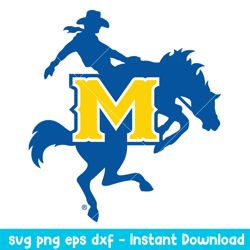 McNeese State Cowboys Logo Svg, McNeese State Cowboys Svg, NCAA Svg, Png Dxf eps Digital File