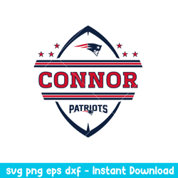 New England Patriots Baseball Logo Svg, New England Patriots Svg, NFL Svg, Png Dxf Eps Digital File
