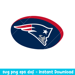 New England Patriots Football Logo Svg, New England Patriots Svg, NFL Svg, Png Dxf Eps Digital File
