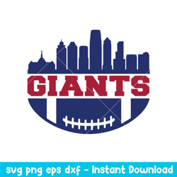 New York Giants City Svg, New York Giants Svg, NFL Svg, Png Dxf Eps Digital File