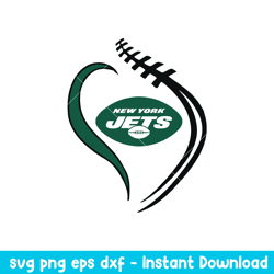 New York Jets Football Svg, New York Jets Svg, NFL Svg, Png Dxf Eps Digital File