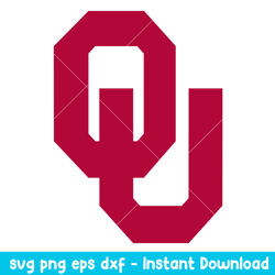 Oklahoma Sooners Logo Svg, Oklahoma Sooners Svg, NCAA Svg, Png Dxf Eps Digital File