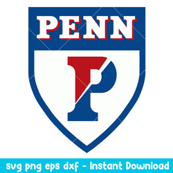 Penn Quakers Logo Svg, Penn Quakers Svg, NCAA Svg, Png Dxf Eps Digital File