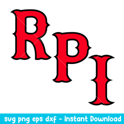 RPI Engineers Logo Svg, RPI Engineers Svg, NCAA Svg, Png Dxf Eps Digital File