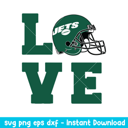 Team New York Jets Team Svg, New York Jets Svg, NFL Svg, Png Dxf Eps Digital File