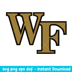 Wake Forest Demon Deacons Logo Svg, Wake Forest Demon Deacons Svg, NCAA Svg, Png Dxf Eps Digital File