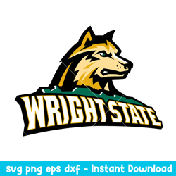 Wright State Raiders Logo Svg, Wright State Raiders Svg, NCAA Svg, Png Dxf Eps Digital File
