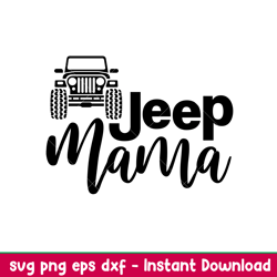 Jeep Mama 1, Jeep Mama Svg, Jeep Mom Svg, Jeep Svg, png, dxf, eps file