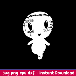 Post Ghost Cute Svg, Ghost Svg, Png Dxf Eps File