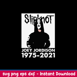 Rip Joey Jordison Slipknot Svg, Joey Jordison Svg, Png Dxf Eps File