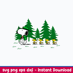 Snoopy Woodstock Camping Svg, Snoopy  Svg, Png Dxf Eps File