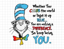 You Are Making A Difference, So Keep Being You Autism Svg, Puzzle Piece Svg, Autism Awareness Svg, Be Kind Svg, Cat In