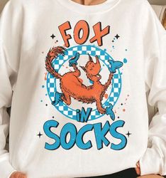 Fox in Socks PNG, Dr. Suess Day PNG, Teacher Life PNG, Read Across America Day, Png Sublimation, png file