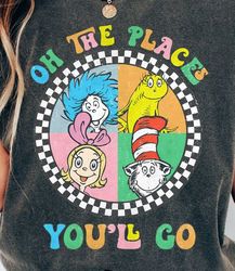 Oh the Places You'll Go PNG, Cat in Hat Png, Dr Suess Day Png, Read Across America Day, Dr Suess Sublimation, Teacher