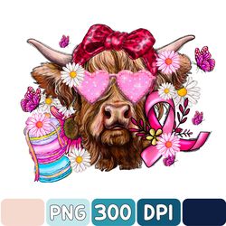Heifer Valentine Png, Highland Cow Valentine Png, Valentine Day Western Country Png, Love Cow Valentines Day Png