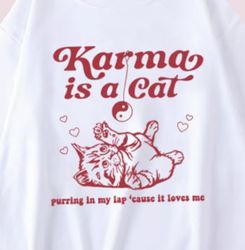 Taylor Swift Karma Is A Cat Svg, Embrace The Comfy And Fashionable Vibes With This Swiftie Merch Svg. Taylor Swift Eras