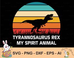 Tyrannosaurus Rex My Spirt Animal Svg, Roaring T-Rex Svg, Tyrannosaurus Rex Jurassic Animal, Cut File Digital Download