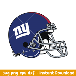 Helmet New York Giants Svg, New York Giants Svg, NFL Svg, Png Dxf Eps Digital File