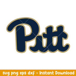 Pittsburgh Panthers Logo Svg, Pittsburgh Panthers Svg, NCAA Svg, Png Dxf Eps Digital File