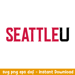 Seattle Redhawks Logo Svg, Seattle Redhawks Svg, NCAA Svg, Png Dxf eps Digital File