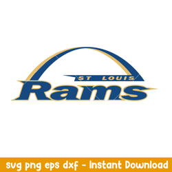 St Louis Rams Svg, Los Angeles Rams Svg, NFL Svg, Png Dxf Eps Digital File