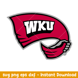 Western Kentucky Hilltoppers Logo Svg, Western Kentucky Hilltoppers Svg, NCAA Svg, Png Dxf Eps Digital File